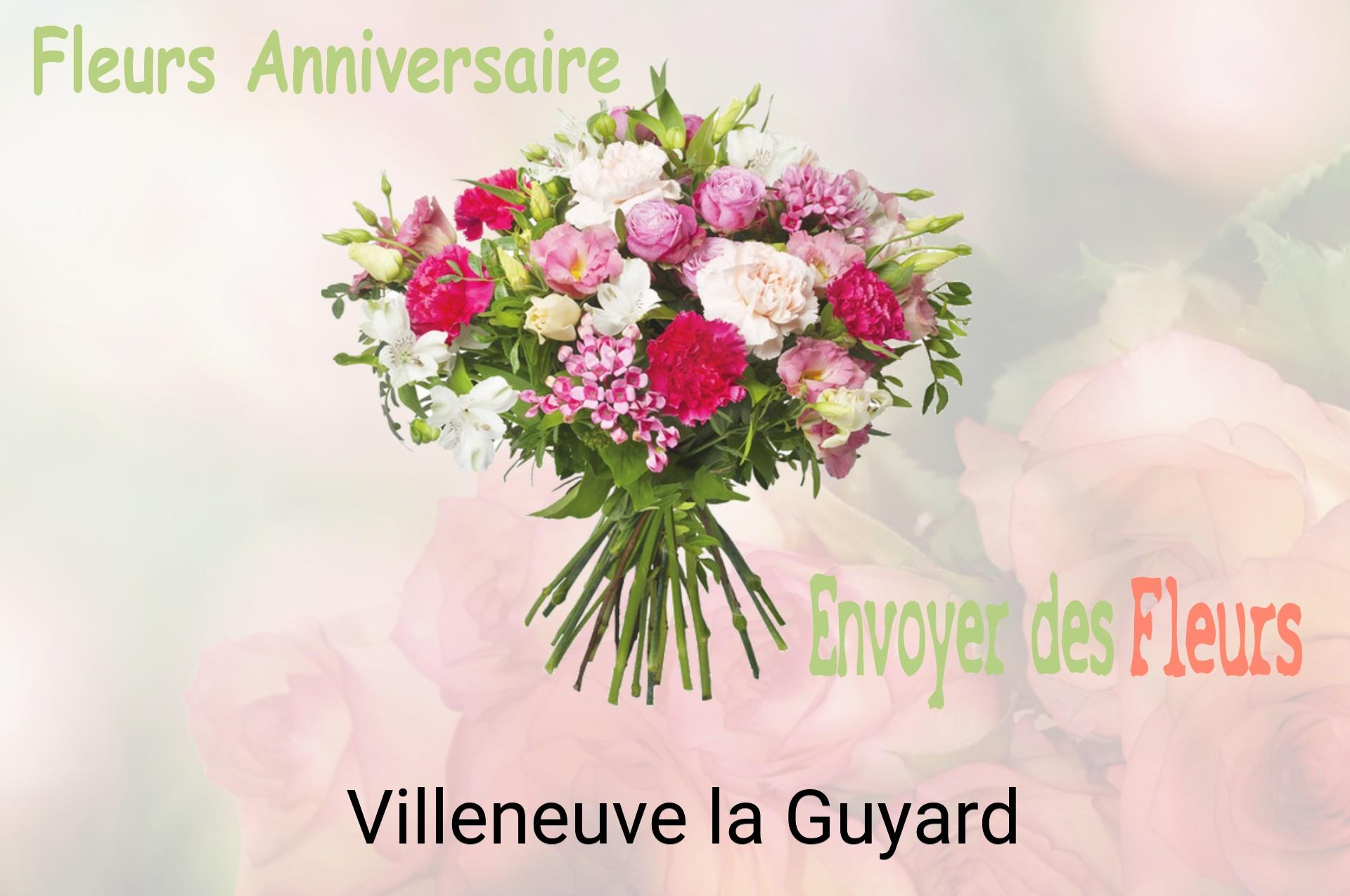 Bouquet de fleurs d’anniversaire livré à Villeneuve-la-Guyard
